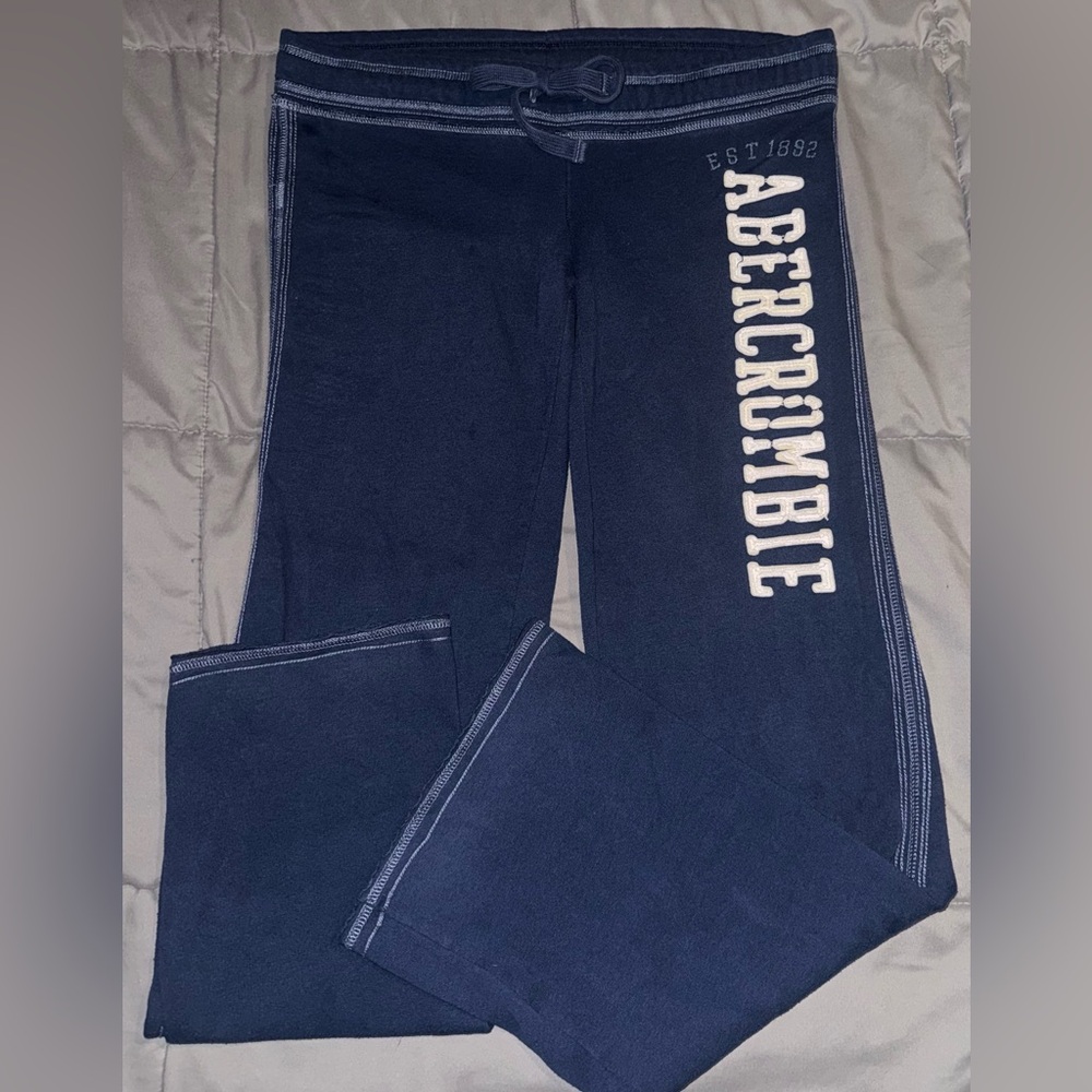 Y2K Abercrombie & Fitch Blue Low rise sweat pants
